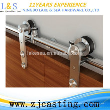Herrajes para puertas corredizas de acero inoxidable para accesorios de puertas (LS-SGS 518)